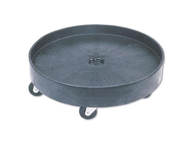 Rubbermaid - FG265000BLA - Brute Container Universal Drum Dolly, 500lb, Black