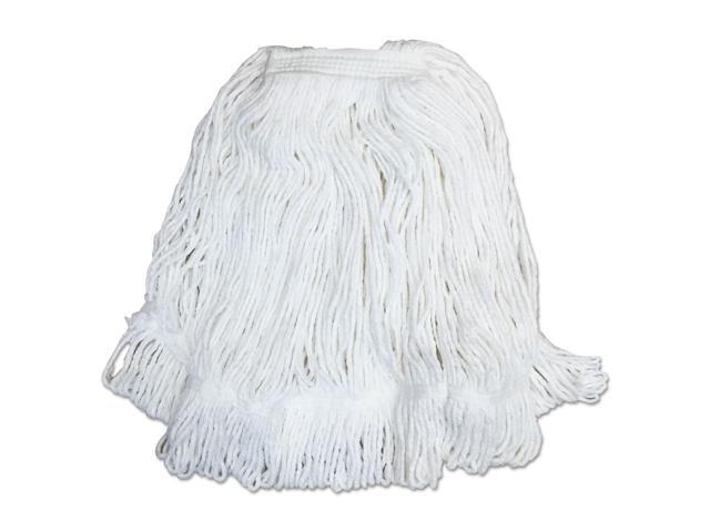 Boardwalk Pro Loop Web/Tailband Wet Mop Head Rayon #24 Size White 12/Carton