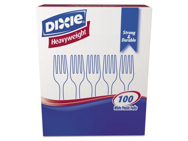 Plastic Cutlery Forks Heavyweight Clear