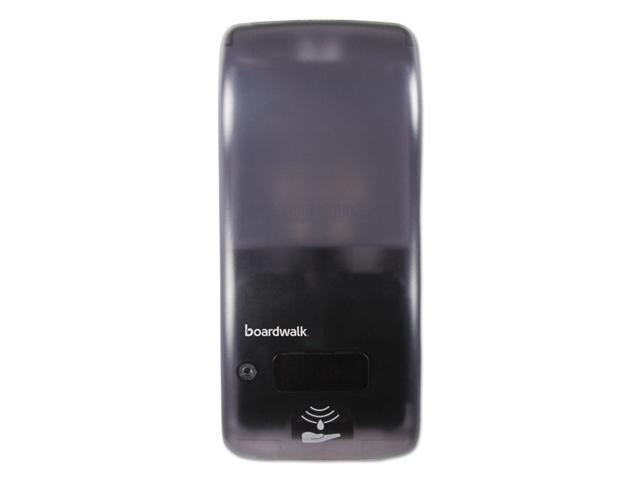 Rely Hybrid Liquid Soap & Hand Sanitizer Dispenser, 900ml, Black, 12'x5.5'x4'