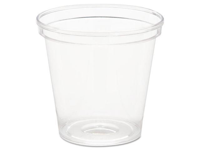 WNA Comet Smooth Wall Tumblers 9oz Clear Squat 25/Pack 20 Packs/Carton T9S