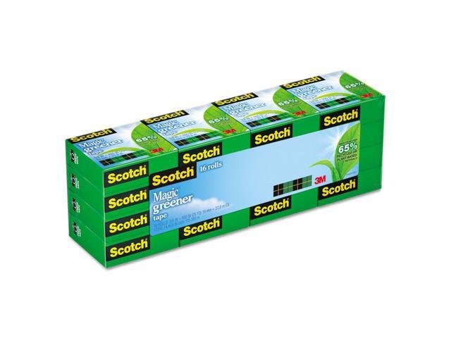 Scotch Magic Greener Tape 3/4' x 900' 1' Core 24 Rolls/Pack 81224P