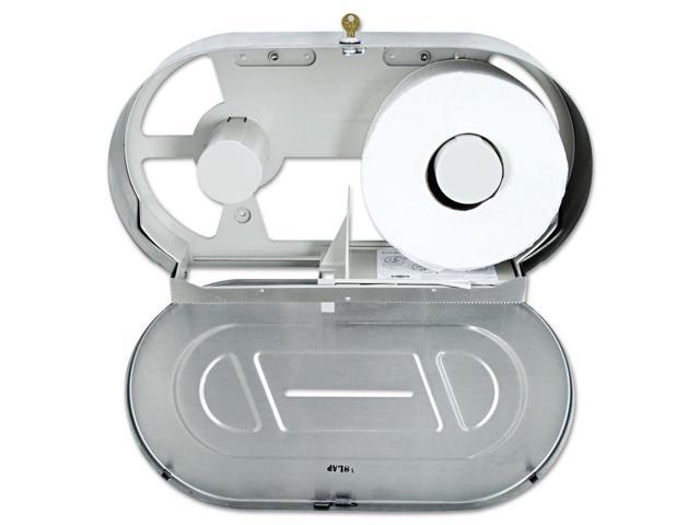 Bobrick Toilet Tissue 2 Roll Dispenser Stainless Steel Jumbo 2892