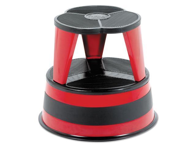 Cramer Kik-Step Steel Step Stool 350 lb cap 16' dia. x 14 1/4h Red 100143