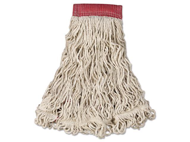 RUBBERMAID COMMERCIAL FGC11306WH00 1 in String Wet Mop, 20 oz Dry Wt, Slide On