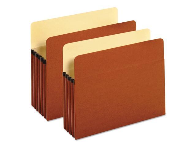 Universal 3 1/2 Inch Expansion File Pockets Straight Tab Legal Redrope/Manila 25/Box 15161