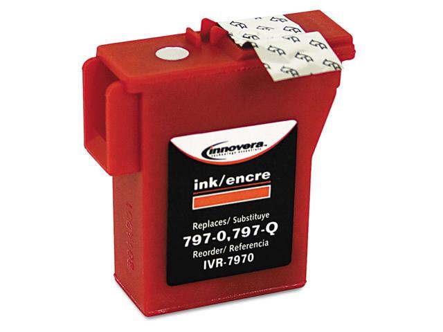 Innovera 7970 Red Ink Cartridges, 800 Pages, Compatible with Pitney Bowes Printer