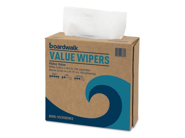 Boardwalk DRC Wipers White 10 x 12 200/Box V040CGW