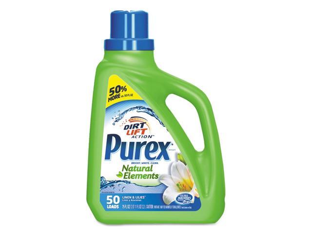 Purex Ultra Natural Elements HE Liquid Detergent Linen & Lilies 150 oz Bottle 01134EA