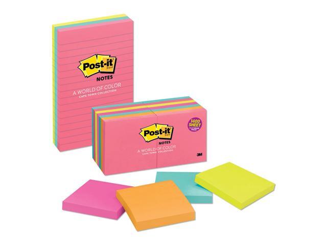 Post-It Notes Pad,Mini Cape Town,24,Ast 65324ANVAD