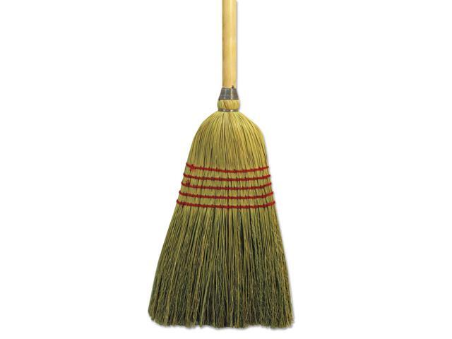 Boardwalk Parlor Broom Yucca/Corn Fiber Bristles 42' Wood Handle Natural 926YEA