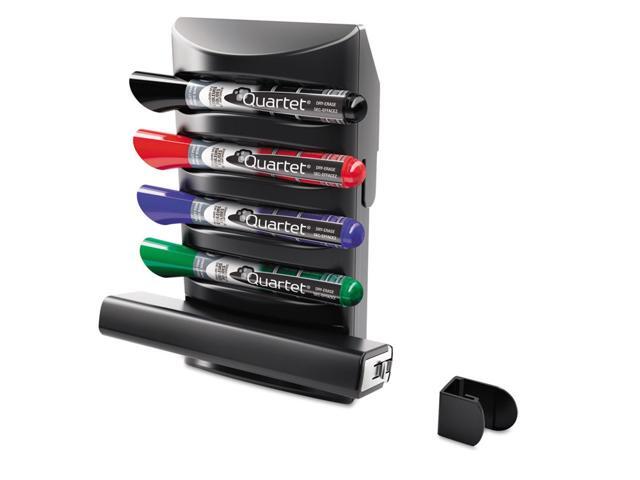 Quartet 85377 Prestige 2 Connects Marker Caddy, 4 Chisel-Tip Markers, Assorted, 1 Each