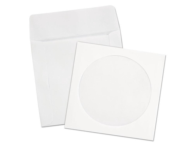 Quality Park 62905 CD/DVD Sleeves White 250 per Box