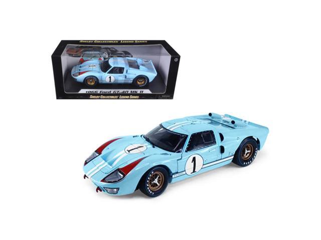 Shelby Collectibles SC411 1966 Ford GT-40 MK 2 Blue No.1 1-18 Diecast Model Car