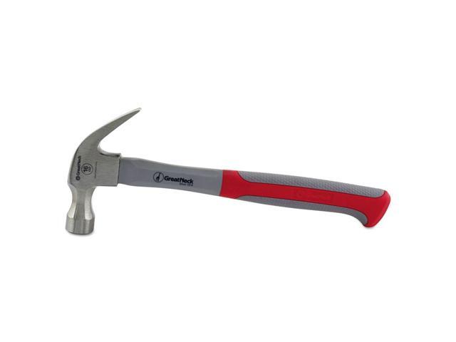 Great Neck 16oz Claw Hammer w/High-Visibility Orange Fiberglass Handle HG16C