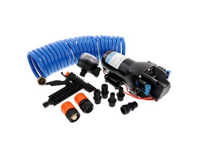 JABSCO HOTSHOT HD4 HEAVY DUTY WASHDOWN PUMP W/ 25' HOSECOIL