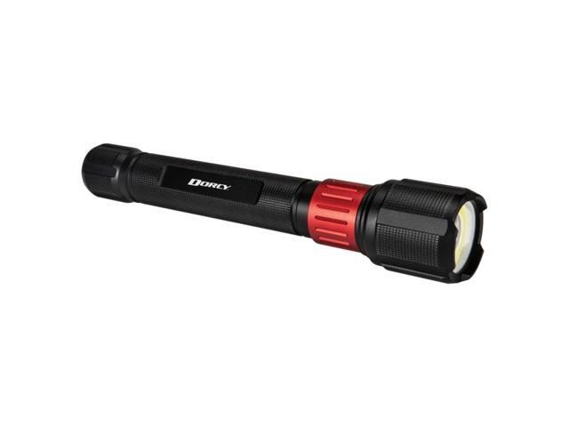 dorcy 41-4328 2,000-lumen usb rechargeable flashlight with powerbank, black