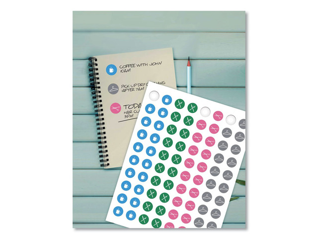 Avery Printable Self-Adhesive Permanent 3/4' Round ID Labels 3/4'dia. Clear 400/Pk 4222