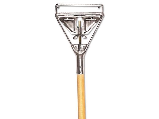 Boardwalk Quick Change Metal Head Wooden Mop Handle Junior 7/8 dia x 54 Natural 601