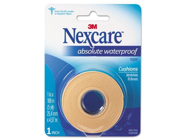 3M Nexcare 731 Absolute Waterproof First Aid Tape, Foam, 1' x 180', 1 Pack