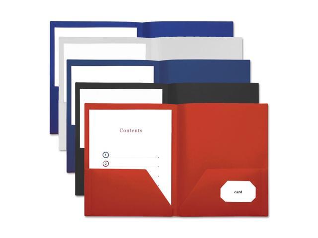 Universal Folder,Pckt,Poly,10pk,Rd 20543