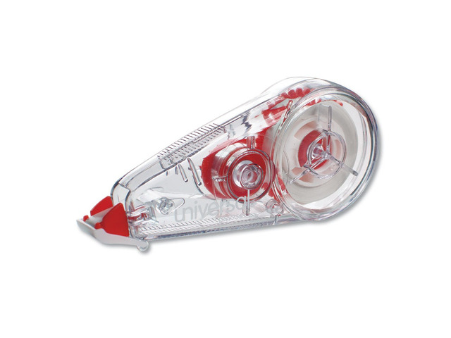 Universal Correction Tape Mini Economy Non-Refillable 1/4' x 275' 10/Pack 75611