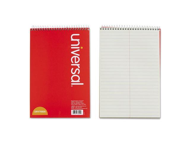 Universal Steno Pads Gregg Rule Red Cover 80 Green-Tint 6 x 9 Sheets UNV86920