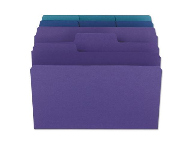 Smead SuperTab Organizer Folder 1/3 Cut Top Tab Assorted 3/Pack 11989