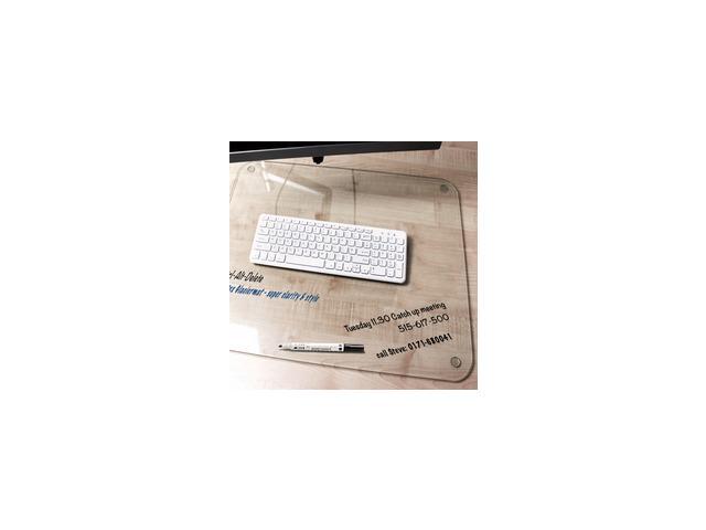 Desktex Glaciermat Glass Desk Pad - 36' Width x 20' Depth - Clear FLRFCDE2036G