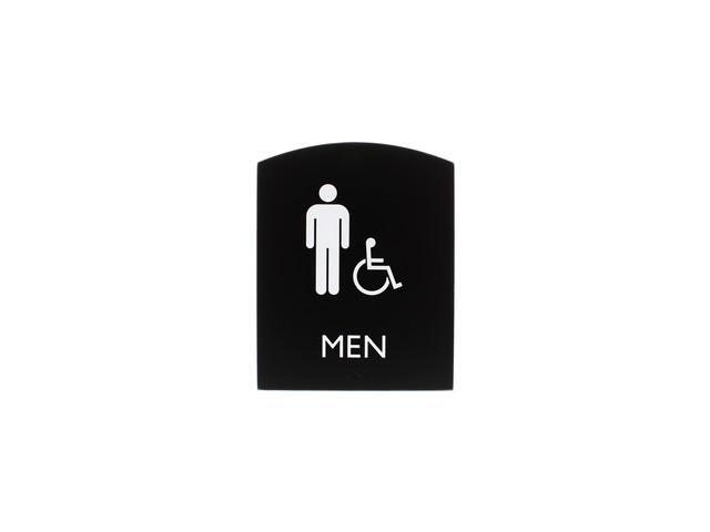 Lorell Sign, Men, 6-4/5'Wx8-1/2'Lx4/5'H, Black (LLR02677)
