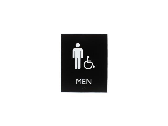 Lorell Sign, Men, 6-4/10'Wx8-1/2'Lx4/5'H, Black (LLR02668)