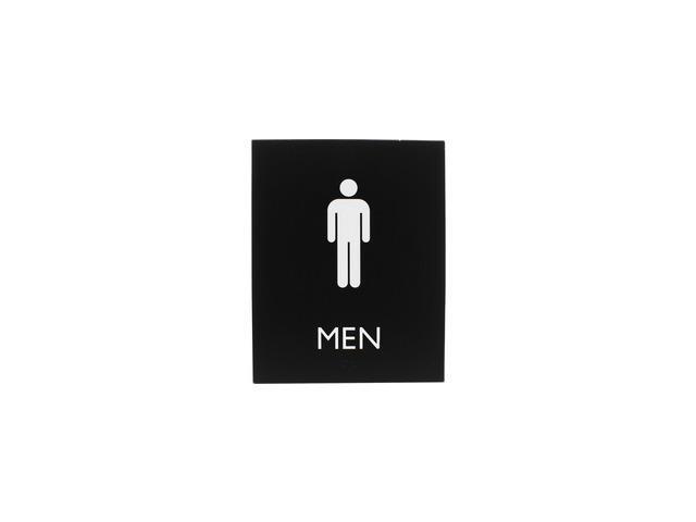 Lorell Sign, Men, 6-4/10'Wx8-1/2'Lx4/5'H, Black (LLR02667)