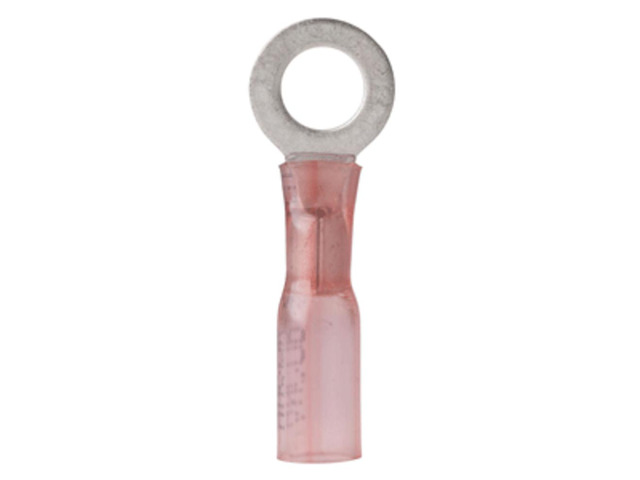 Ancor 22-18 Gauge - 3/8' Heat Shrink Ring Terminal - 100-Pack