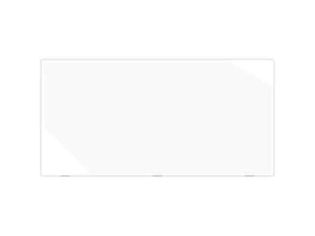 Luxor WGB9648M Magnetic Wall-Mounted Glass Board - 96' x 48' - White Surface, Frameless