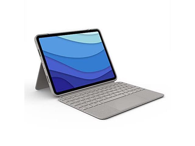 Logitech - Combo Touch iPad Pro Keyboard Folio for Apple iPad Pro 11" (1st, 2nd, 3rd & 4th Gen) with Detachable Backlit Keyboard - Sand - image 9
