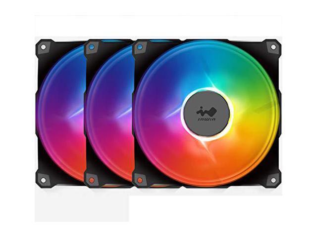 inwin jupiter aj140 addressable rgb triple fan kit 140mm high performance cooling computer case fan cooling with control (aj140