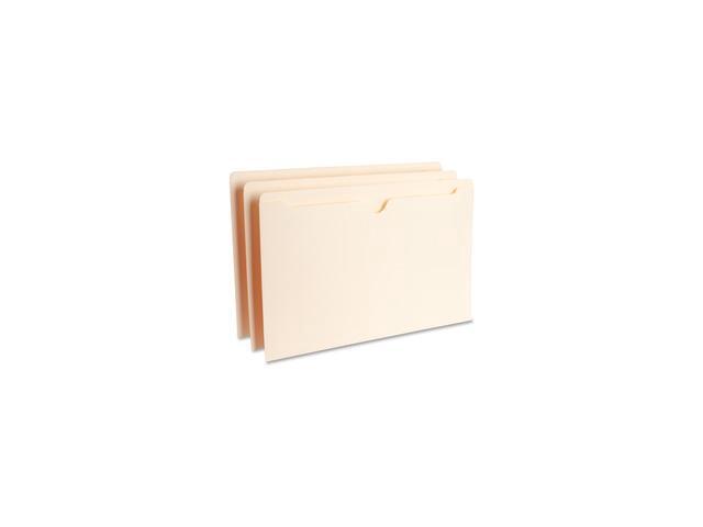 Business Source File Pocket Straight Cut Tab Flat 50 Cap. Legal 100/BX MLA 65800