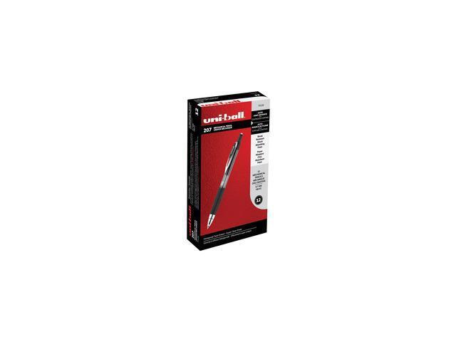 Uni-ball 207 Mechanical Pencil, 0.7 mm, HB (#2), Black Lead, Black Barrel, Dozen
