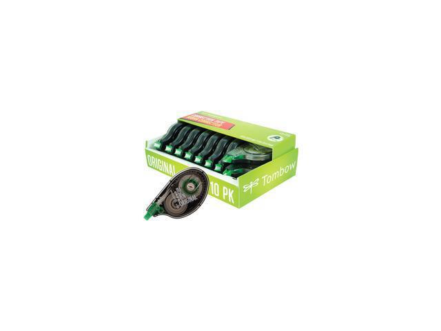 Tombow MONO Correction Tape 1/6' x 394' White Tape 10/Pack 68720