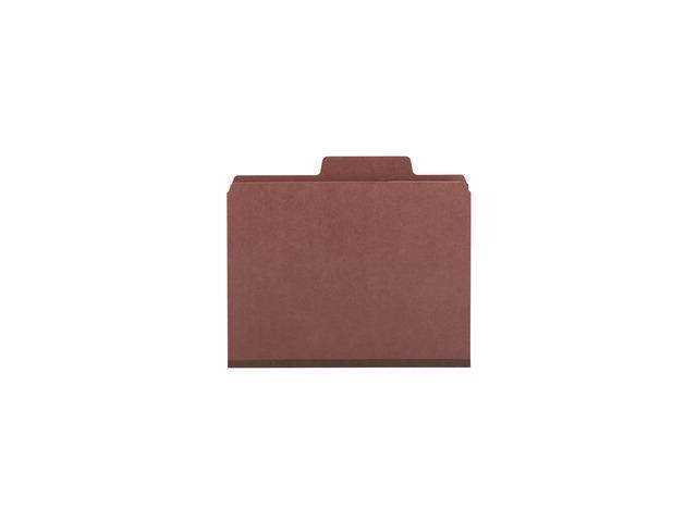 Smead SuperTab Classif. Folder w/ Div Ltr 10/BX 2' Exp RD 14070