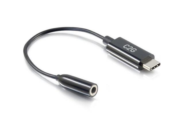 C2G USB C to 3.5mm Audio Adapter - USB C to AUX Cable - USB C to Headphone Jack - USB-C to headphone jack adapter - image 10