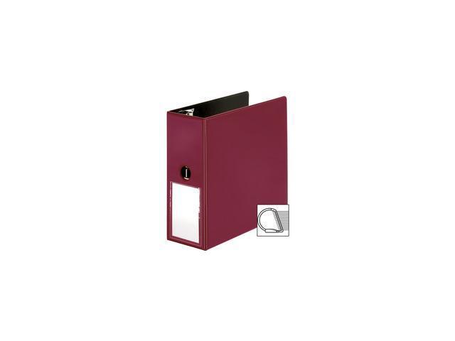 Business Source Slanted D-Ring Binder w/LH 5' Burgundy 33122
