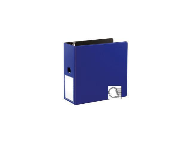 Business Source Slanted D-Ring Binder w/LH 5' Navy 33123