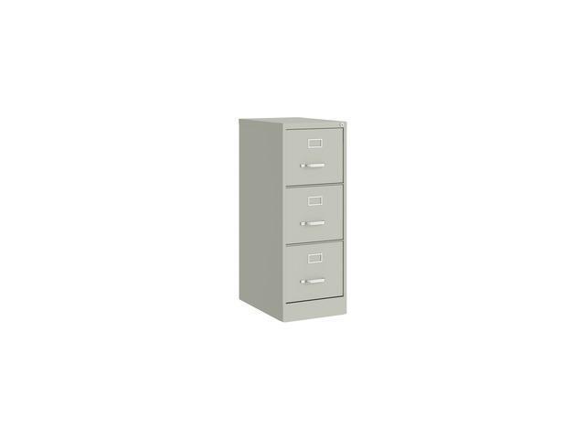 Lorell Vertical File, 22' Deep, 3-Dwr, 15'X22'X52', Lgy (LLR42298)