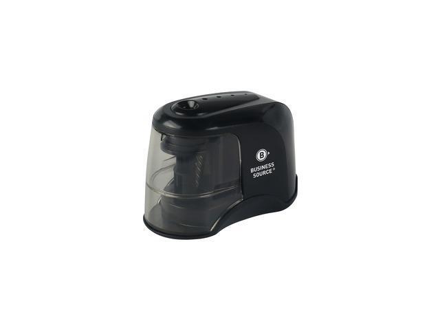 Business Source Electric Pencil Sharpener, 6.3' Long, Black, Each (BSN02870)