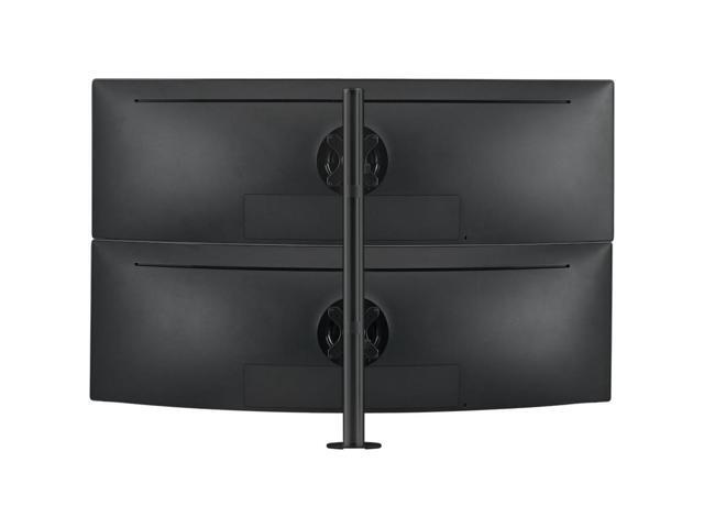 Atdec Heavy Duty Dual Vertical Monitor Desk Mount - Black - image 2