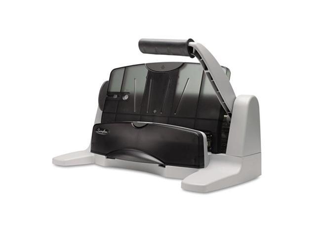 Swingline Three-Hole Paper Punch, Metal, 40 Sheet Black Metal A7074357B