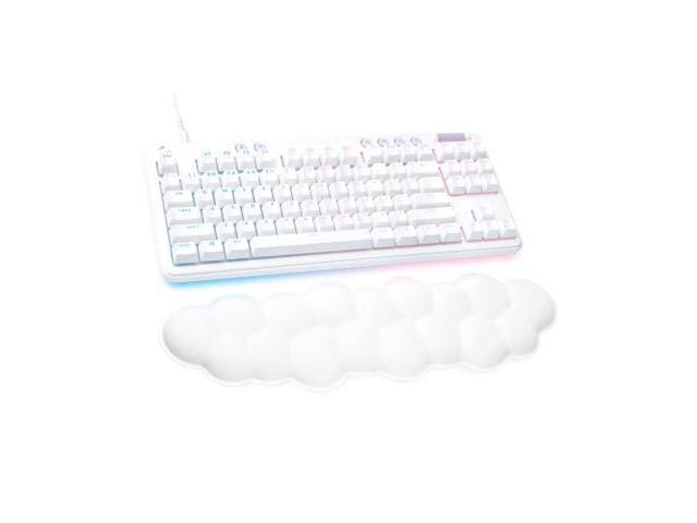 Logitech - G713 Aurora Collection TKL Wired Mechanical Linear Switch Gaming Keyboard for PC/Mac with Palm Rest Included - White Mist - image 10