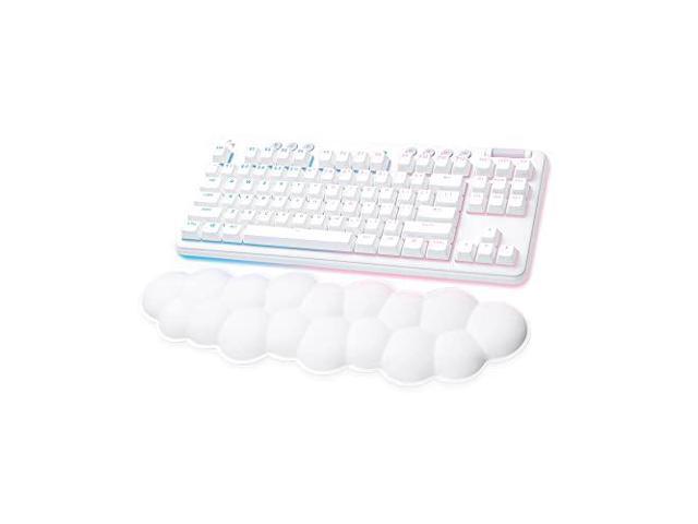 Logitech - G715 Aurora Collection TKL Wireless Mechanical Clicky Switch Gaming Keyboard for PC/Mac with Palm Rest Included - White Mist - image 10