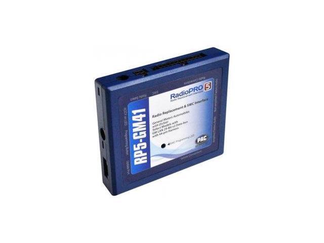 PAC - Radio Replacement and Steering Wheel Control Interface with OnStar Retention for Select GM Vehicles - Blue - image 9